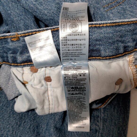 Levi Strauss Levis 501 Button Fly Jeans 32x31 Actual Size Blue Denim READ - Picture 5 of 16